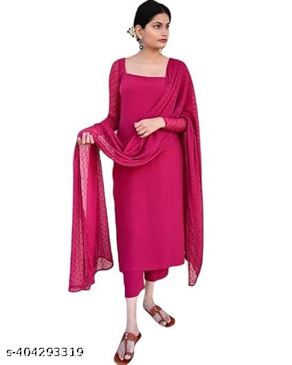 Anveri Women Floral Printed Anarkali Kurta with Dupatta | Elegant Party Wear & Festive Ethnic Gown