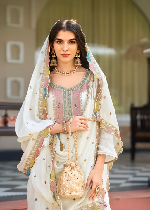 "Grace in Tradition: A Regal Blend of Elegance and Heritage"