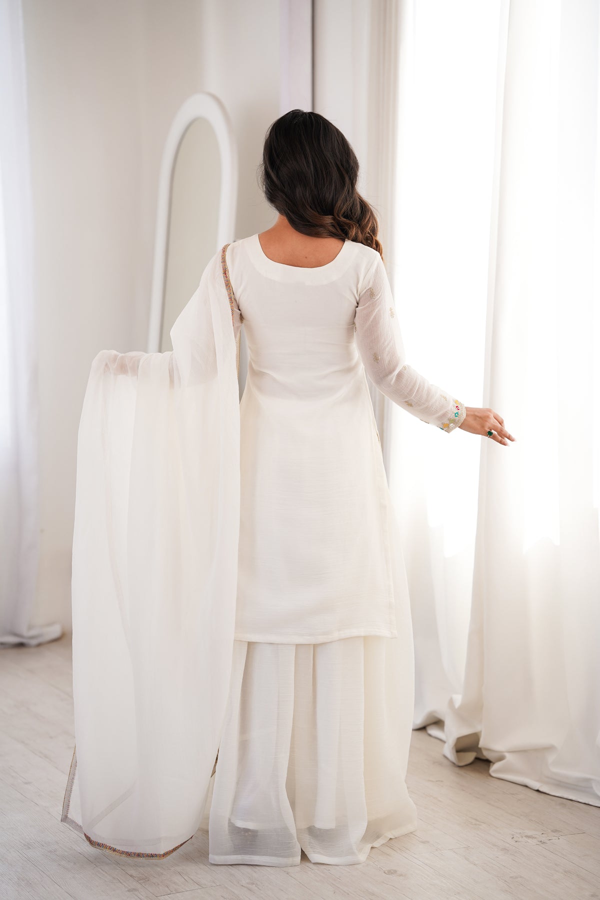 Women’s Embroidered Kurta Pant Set with Dupatta | Elegant Ethnic Suit Set for Festive & Party Wear