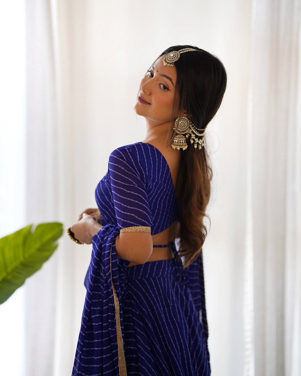 Pure Soft Fox Georgette Fabric Lehenga Set With Huge Flair & Dupatta