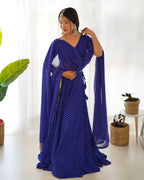 Pure Soft Fox Georgette Fabric Lehenga Set With Huge Flair & Dupatta