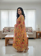 Anveri Women Kurta Set with Floral Printed Dupatta | Straight Kurta Pant Set | Embroidered Ethnic Wear for Women | Festive & Casual Suit Set