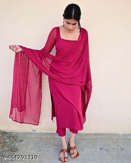 Anveri Women Floral Printed Anarkali Kurta with Dupatta | Elegant Party Wear & Festive Ethnic Gown