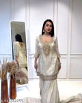 Anveri Elegant Embroidered Kurta Sharara Set with Dupatta for Women | Party Wear & Wedding Ethnic Suit