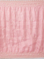 Blush Pink Embroidered Kurta Sharara Set